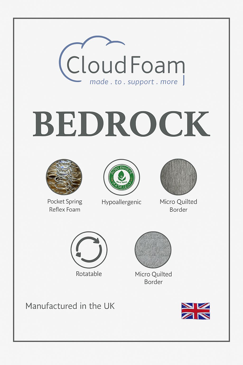 Bedrock 9"
